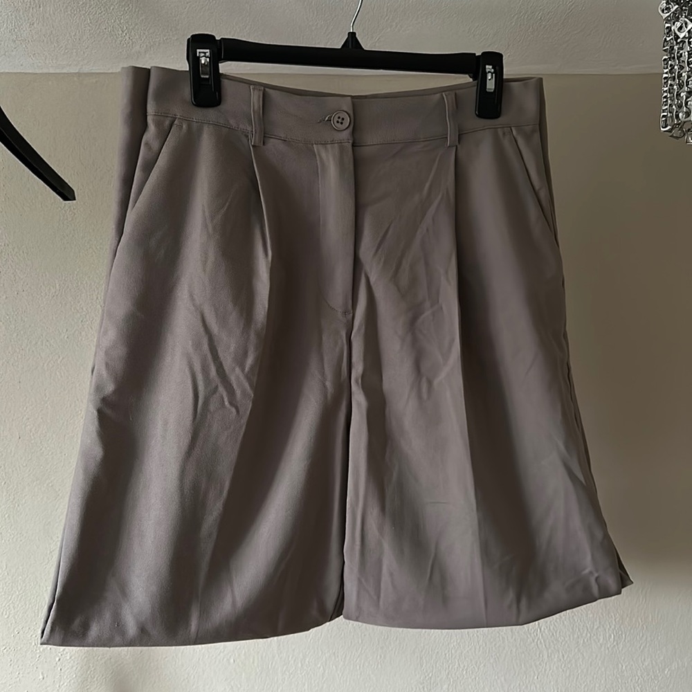PLEATED HIGH WAIST TROUSERS